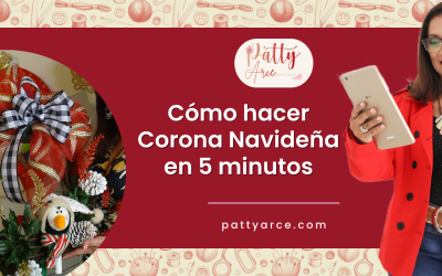 Cómo una corona navideña en 5 minutos